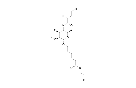 (2-AMINOETHYLAMIDO)-CARBONYLPENTYL-4-(3-DEOXY-L-GLYCERO-TETRONAMIDO)-4,6-DIDEOXY-2-O-METHYL-ALPHA-D-MANNOPYRANOSIDE