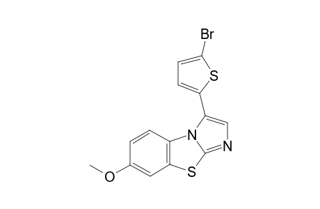 3-(5-Bromothiophen-2-yl)-7-methoxybenzo[d]imidazo[2,1-b]thiazole