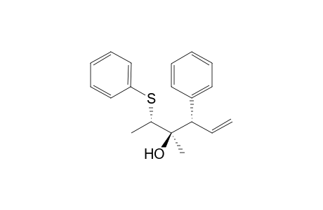 3-Methyl-4-phenyl-2-phenylsulfanyl-hex-5-en-3-ol