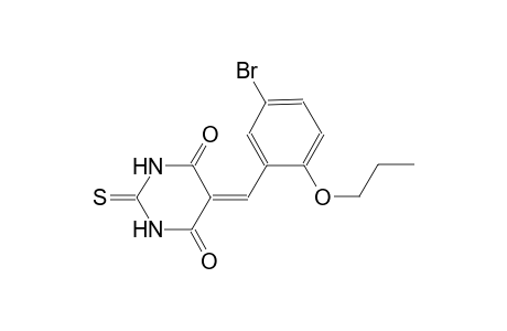 5-(5-bromo-2-propoxybenzylidene)-2-thioxodihydro-4,6(1H,5H)-pyrimidinedione