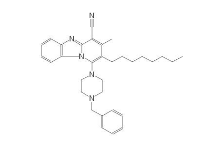 1-(4-benzyl-1-piperazinyl)-3-methyl-2-octylpyrido[1,2-a]benzimidazole-4-carbonitrile