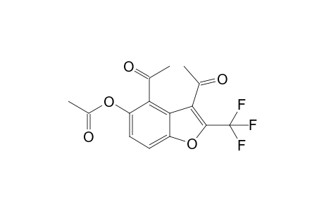 5-Acetoxy-3,4-diacetyl-2-(trifluormethyl)benzofurane