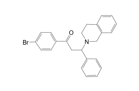 1-(4-bromophenyl)-3-(3,4-dihydro-1H-isoquinolin-2-yl)-3-phenyl-1-propanone