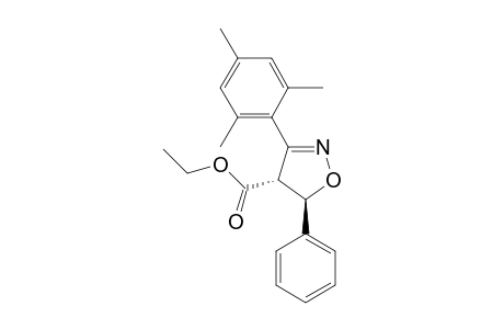 trans-4,5-dihydro-5-phenyl-3-(2,4,6-trimethylphenyl)-4-isoxazolecarboxylic acid ethyl ester