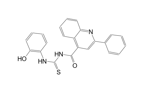 N-(2-hydroxyphenyl)-N'-[(2-phenyl-4-quinolinyl)carbonyl]thiourea