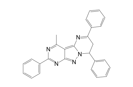 4-Methyl-2,6,8-triphenyl-7,8-dihydropyrimido[2,3:4,3]-pyrazolo[1,5-a]pyrimidine