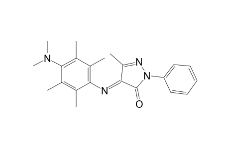 3H-pyrazol-3-one, 4-[[4-(dimethylamino)-2,3,5,6-tetramethylphenyl]imino]-2,4-dihydro-5-methyl-2-phenyl-