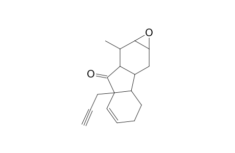 Tricyclo[7.4.0.0(3,8)]tridec-12-en-2-one, 5,6-epoxy-4-methyl-1-(2-propynyl)-
