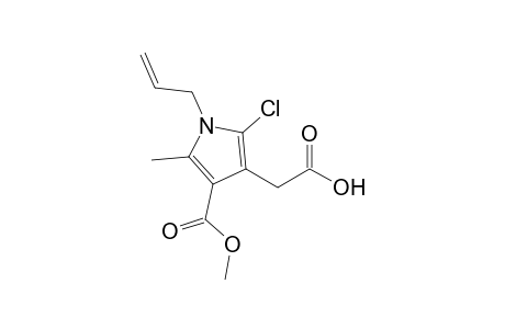 2-[2-Chloro-1-allyl-4-(methoxycarbonyl)-5-methyl-1H-pyrrol-3-yl]acetic acid