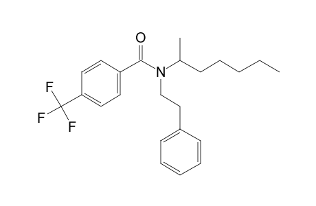 Benzamide, 4-(trifluoromethyl)-N-(2-phenylethyl)-N-(2-heptyl)-