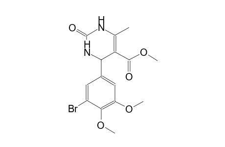 5-pyrimidinecarboxylic acid, 4-(3-bromo-4,5-dimethoxyphenyl)-1,2,3,4-tetrahydro-6-methyl-2-oxo-, methyl ester