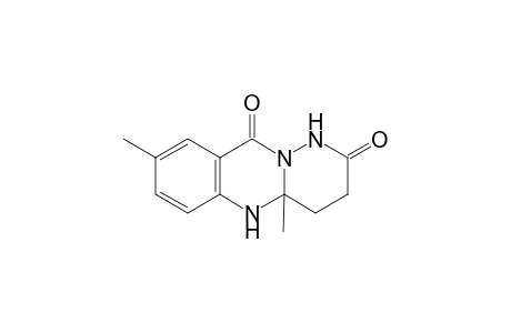 4a,7-Dimethyl-3,4,4a,10-tetrahydro-1,9a,10-triaza-anthracene-2,9-dione