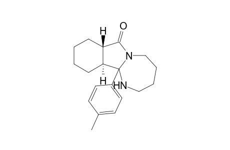 trans-11b-(p-tolyl)-2,3,4,5,7a,8,9,10,11,11a-decahydro-1H-[1,3]diazepino[2,1-a]isoindol-7-one