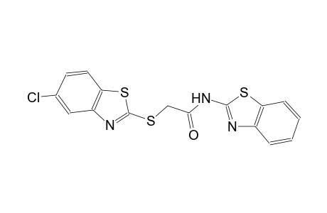 N-(1,3-benzothiazol-2-yl)-2-[(5-chloro-1,3-benzothiazol-2-yl)sulfanyl]acetamide
