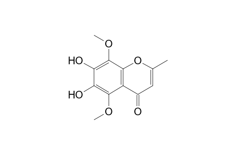 6,7-Dihydroxy-5,8-dimethoxy-2-methylchromone