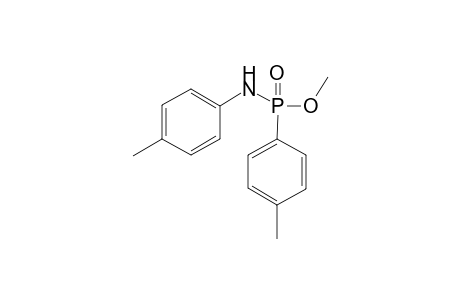 Phosphonamidic acid, N,P-bis(4-methylphenyl)-, methyl ester