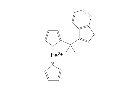 iron(II) 2-(2-(1H-inden-3-yl)propan-2-yl)cyclopenta-2,4-dien-1-ide cyclopenta-2,4-dien-1-ide