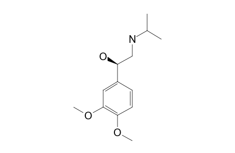 (+)-2-(ISOPROPYLAMINO)-1-(3,4-DIMETHOXYPHENYL)-ETHANOL