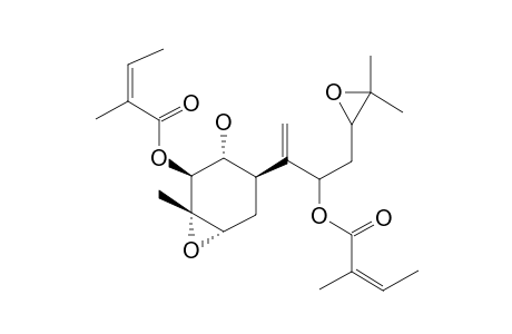 2-BETA,8-DIANGELOYLOXY-3-BETA,4-BETA,10,11-DIEPOXY-1-ALPHA-HYDROXYBISABOL-7-(14)-ENE