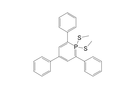 Phosphorin, 1,1-dihydro-1,1-bis(methylthio)-2,4,6-triphenyl-
