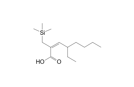 (2E)-4-Ethyl-2-[(trimethylsilyl)methyl]oct-2-enoic Acid