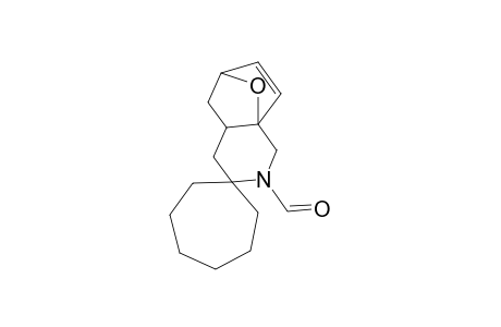 4-Spiro-cycloheptyl-11-oxa-3-aza-tricyclo[6.2.1.0(1,6)]undec-9-ene-3-carbaldehyde