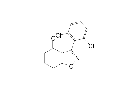 3-(2,6-dichlorophenyl)-5,6,7,7a-tetrahydro-3aH-1,2-benzoxazol-4-one