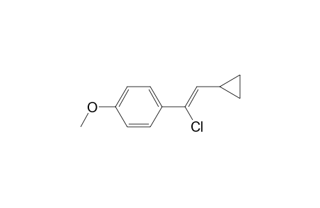 Benzene, 1-(1-chloro-2-cyclopropylethenyl)-4-methoxy-, (Z)-