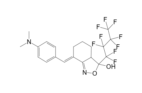 7-[1-(4-Dimethylamino-phenyl)-meth-(E)-ylidene]-3-nonafluorobutyl-3,3a,4,5,6,7-hexahydro-benzo[c]isoxazol-3-ol