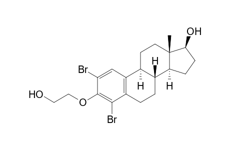 Estra-1,3,5(10)-trien-17-ol, 2,4-dibromo-3-(2-hydroxyethoxy)-, (17.beta.)-