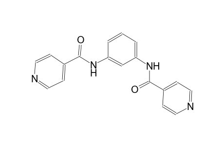 N-[3-(isonicotinoylamino)phenyl]isonicotinamide