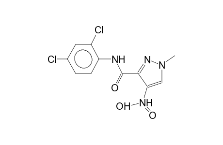 1-methyl-3-(2,4-dichlorophenylcarbamoyl)-4-nitropyrazole