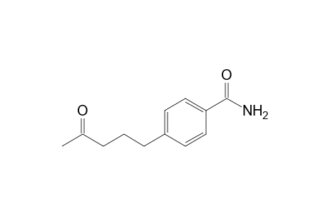 4-(4-Oxopentyl)benzamide