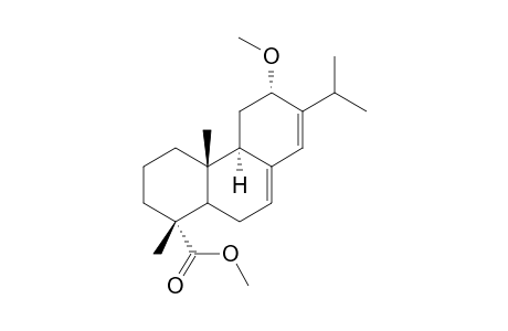 Methyl 12-.alpha.methoxy-abietate