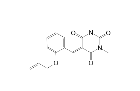 1,3-Dimethyl-5-[(2-prop-2-enoxyphenyl)methylidene]-1,3-diazinane-2,4,6-trione