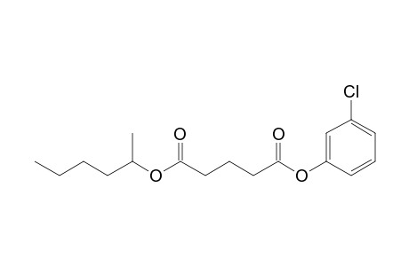 Glutaric acid, 3-chlorophenyl 2-hexyl ester