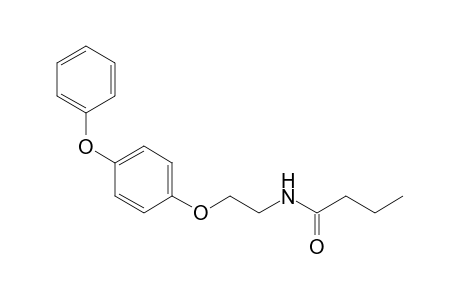 Butanamide, N-[2-(4-phenoxyphenoxy)ethyl]-