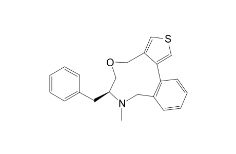 (S)-10-BENZYL-11-METHYL-8-OXA-4-THIA-11-AZATRICYCLO-[11.4.0.0(2,7)]-HEPTADECA-1(13),2,5,14,16-PENTAENE