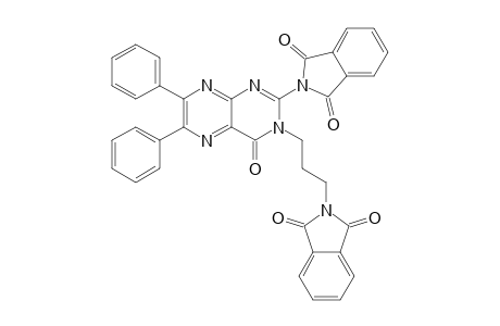 6,7-Diphenyl-2-phthalimido-3-[(3'-phthalimido)propyl]-4(3H)-pteridinone