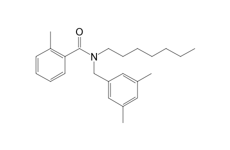 Benzamide, 2-methyl-N-(3,5-dimethylbenzyl)-N-heptyl-