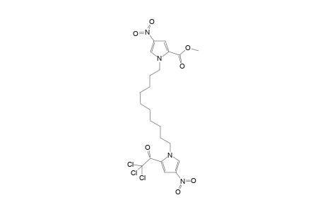 1,1'-(1,10-Decanediyl)-2-methoxycarbonyl-2'-trichloroacetyl-bis[4-nitro-1H-pyrrole]
