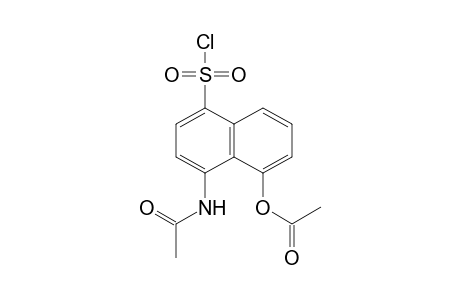 1-Naphthalenesulfonyl chloride, 4-(acetylamino)-5-(acetyloxy)-