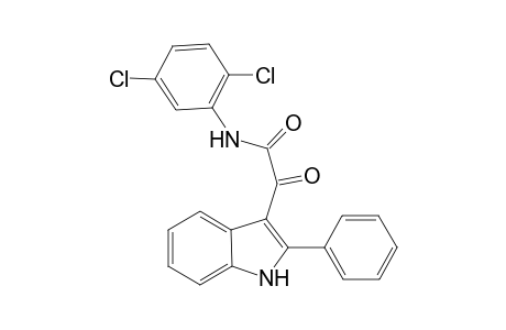 N-(2,5-dichlorophenyl)-2-oxo-2-(2-phenyl-1H-indol-3-yl)acetamide
