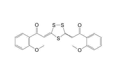 1-(2-methoxyphenyl)-2-[(5Z)-5-[2-(2-methoxyphenyl)-2-oxo-ethylidene]-1,2,4-trithiolan-3-ylidene]ethanone