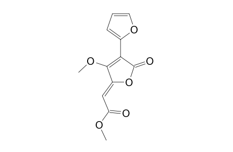 4-METHOXY-5-[Z-(METHOXYCARBONYLMETHYLIDENE)]-3-(2-FURYL)-2-FURANONE