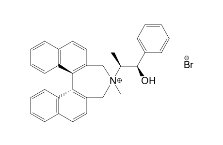 3,5-dihydro-4-(beta-hydroxy-alpha-methylphenethyl)-4-methyl-4H-dinaphth[2,1-c.1',2'-e]azepinium bromide(isomer)