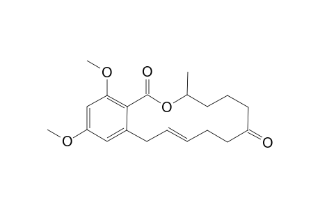2,4-Dimerthoxy-7-methyl-7,8,9,10,13,16-hexahydro-12H-6-oxabenzocyclotetradecene-5,11-dione