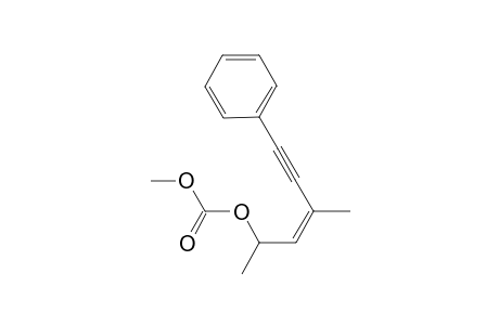 (Z)-methyl (4-methyl-6-phenylhex-3-en-5-yn-2-yl) carbonate