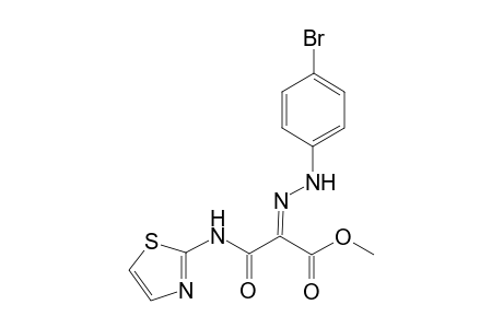 Methyl 2-[2'-(p-bromophenylhydrazono)-2'-(thiazol-2"-yl)carbamoyl]-acetate