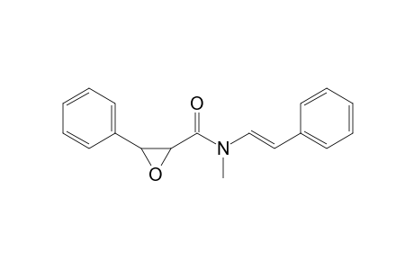 N-methyl-3-phenyl-N-[(E)-2-phenylethenyl]-2-oxiranecarboxamide